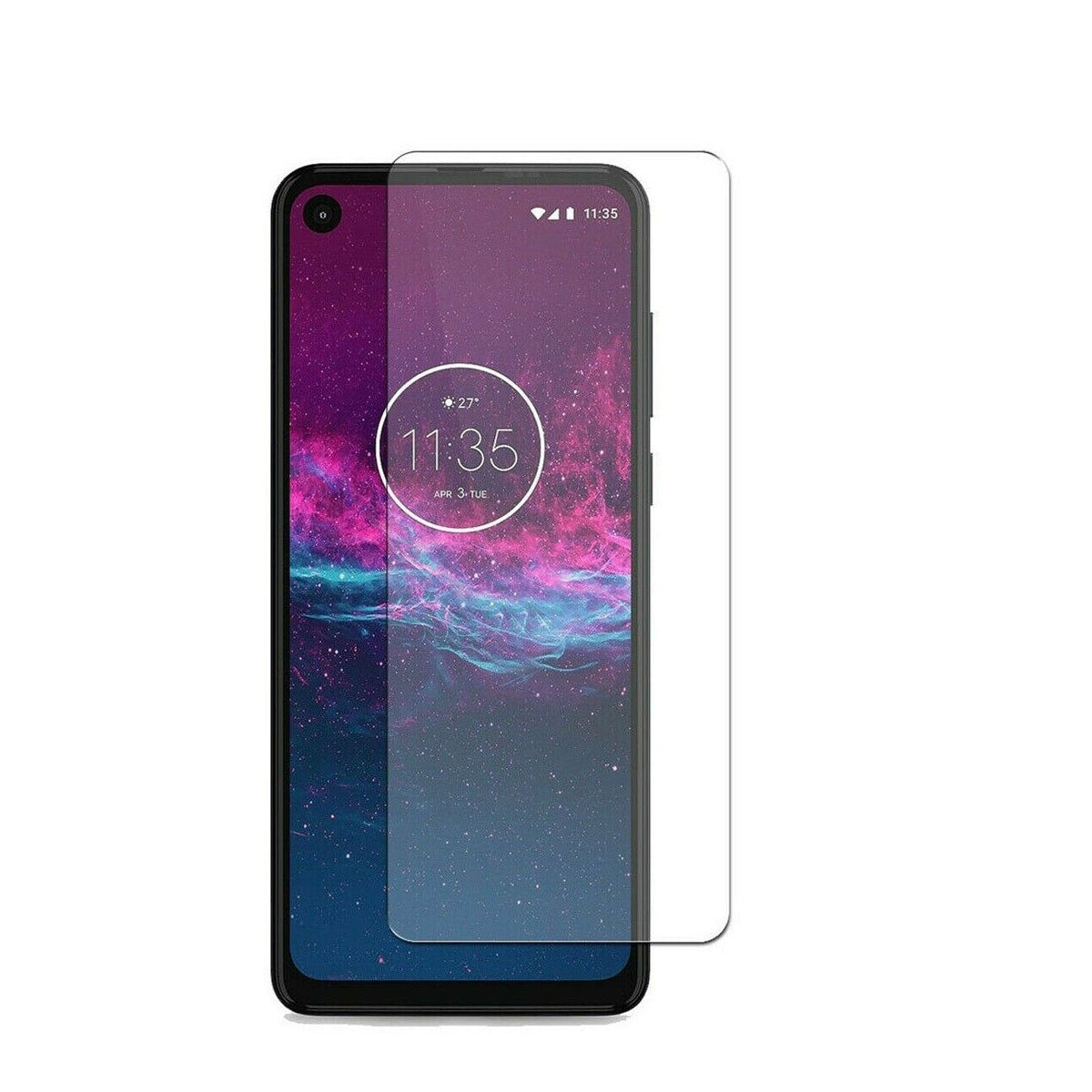 (2 Packs) Tempered Glass Screen Protector for Motorola Moto One Vision / One Action (2 Packs) Tempered Glass Screen Protector for Motorola Moto One Vision / One Action